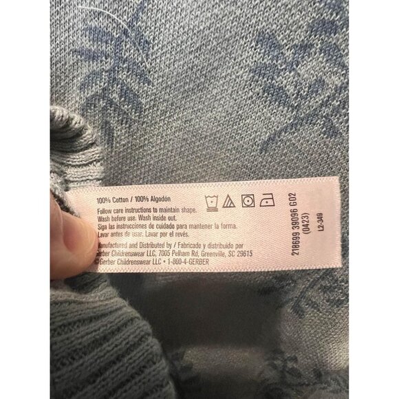 Modern Moments by Gerber 2pc sweater set. Blue. new with tag - Picture 6 of 7